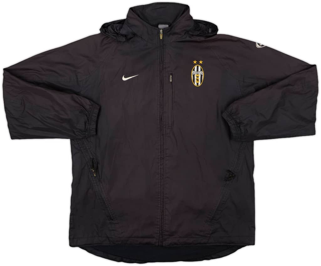 2003-04 Juventus Nike Hooded Rain Jacket - 8/10 - (L)
