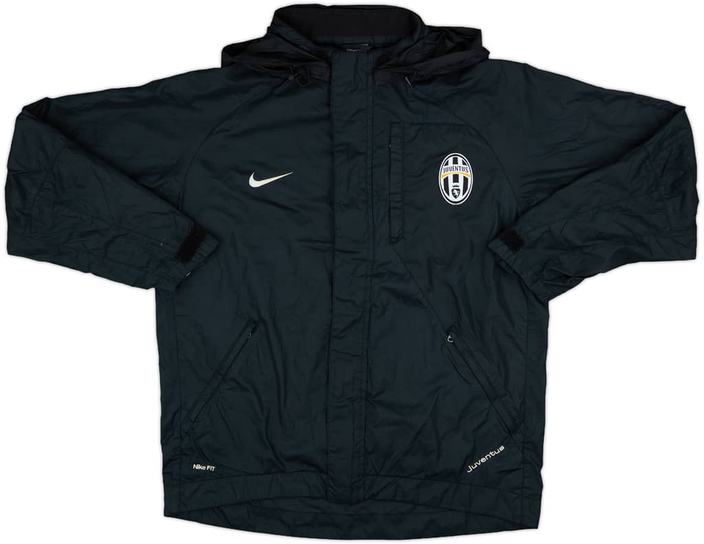 2007-08 Juventus Nike Hooded Rain Jacket - 7/10 - (S)