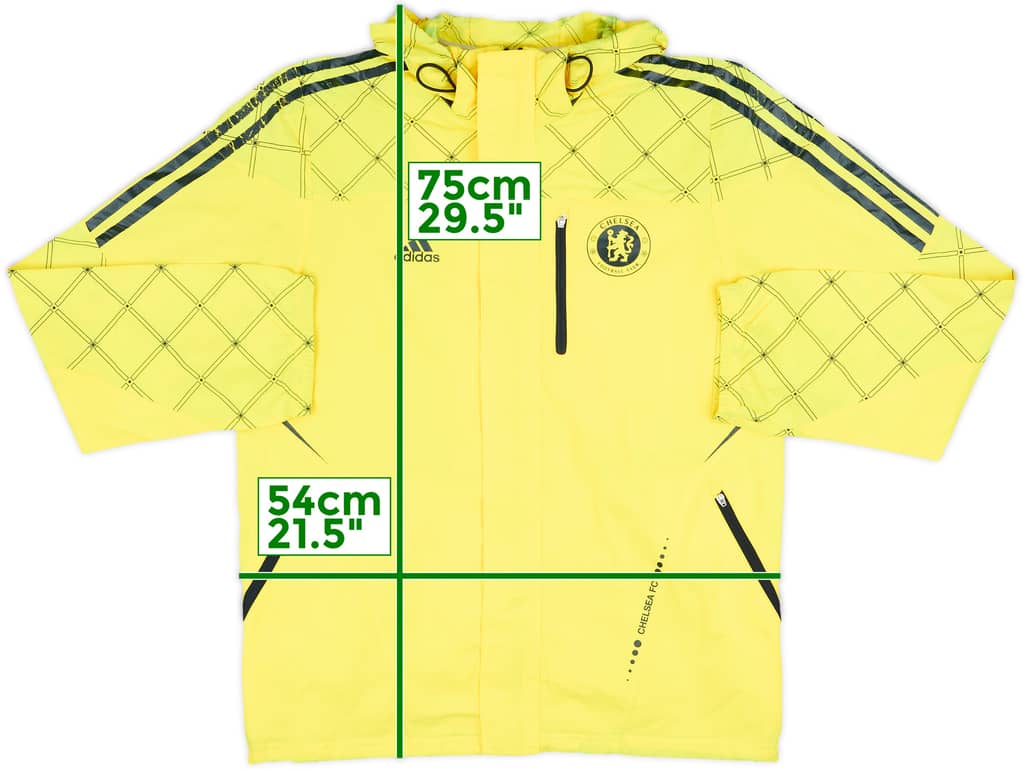 2010-11 Chelsea adidas Hooded Rain Jacket - 6/10 - (M)