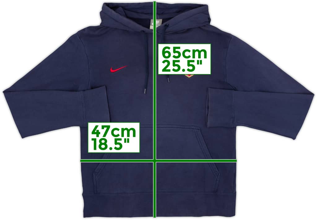 2009-10 Arsenal Nike Hooded Top - 7/10 - (S)