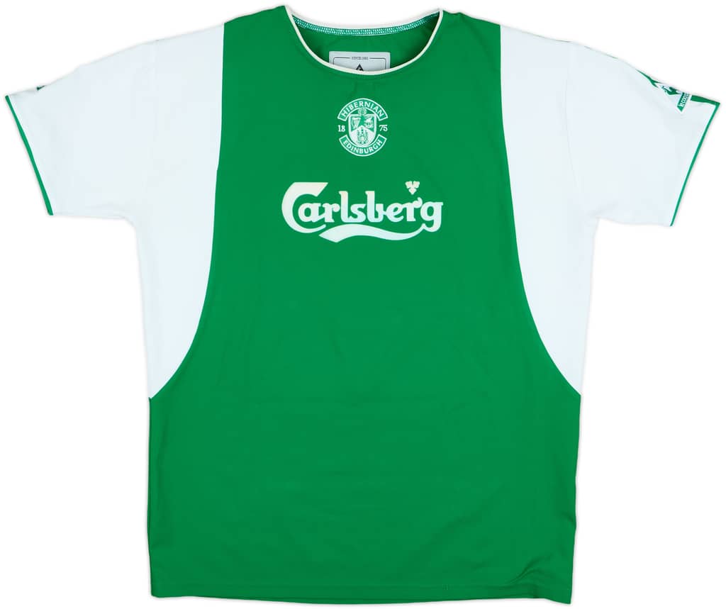 2003-04 Hibernian Home Shirt - 8/10 - (Y)