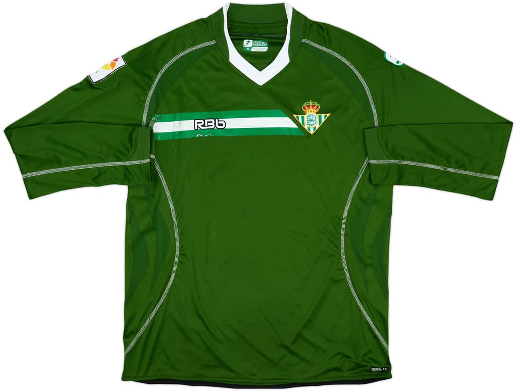 2009-10 Real Betis Away L/S Shirt - 5/10 - (XL)