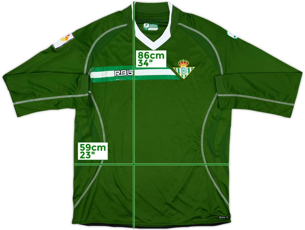 2009-10 Real Betis Away L/S Shirt - 5/10 - (XL)