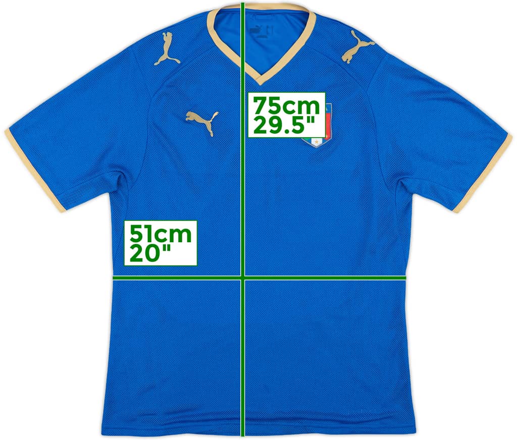 2007-08 Italy Home Shirt - 4/10 - (S)