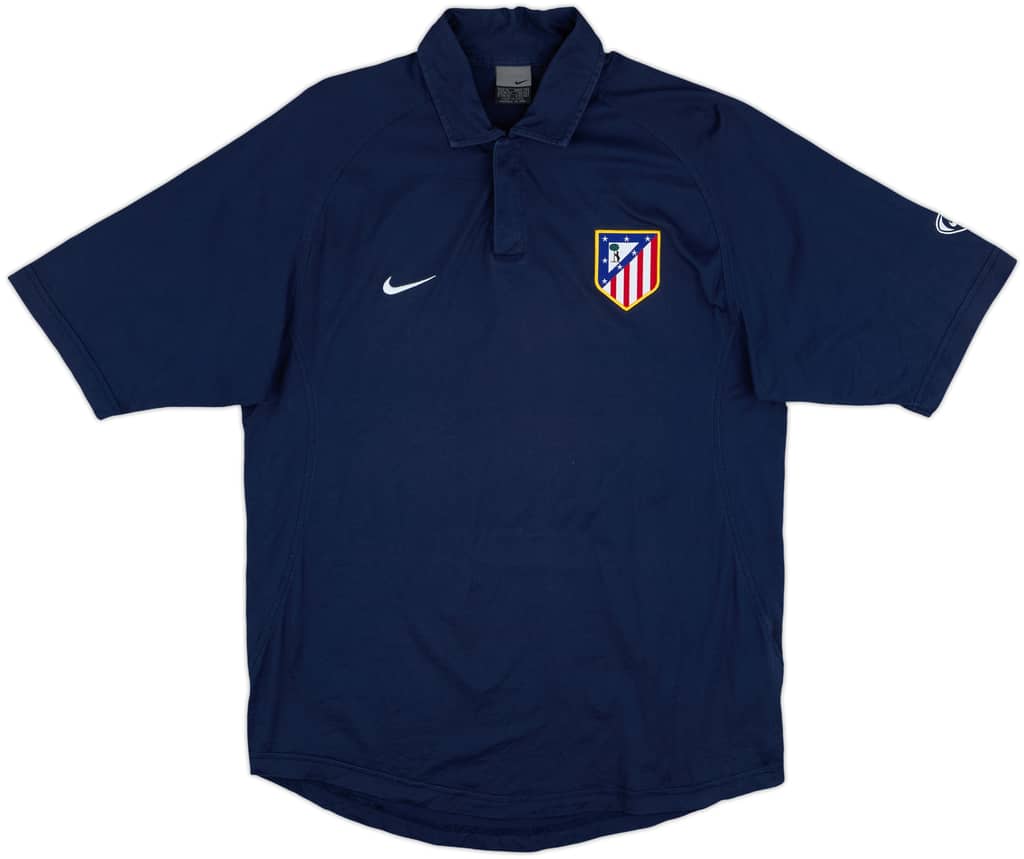 2006-07 Atletico Madrid Nike Polo Shirt - 9/10 - (M)