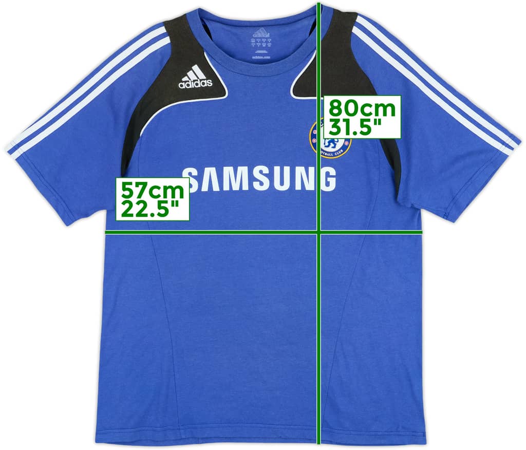 2008-09 Chelsea adidas Cotton Tee - 8/10 - (L)