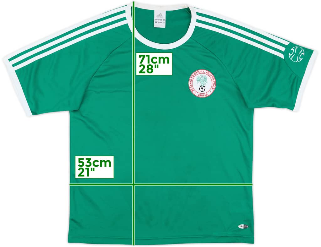 2006-07 Nigeria Basic Home Shirt - 6/10 - (M)