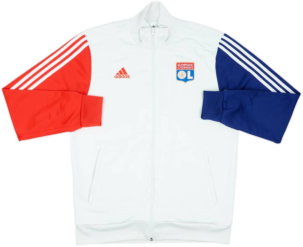 2021-22 Lyon adidas Track Jacket - 9/10 - (L)