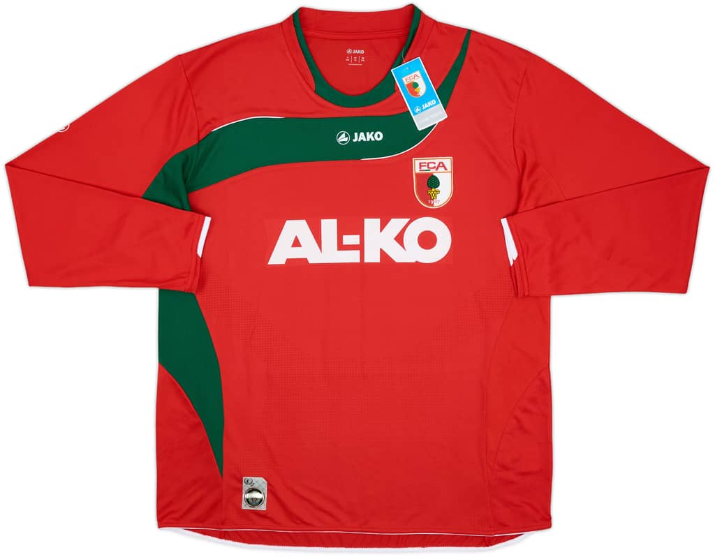 Camiseta de visitante de manga larga del Augsburg 2010-11 (XL)