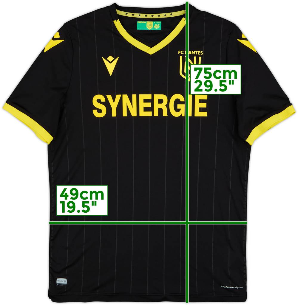 2020-21 FC Nantes Away Shirt - 10/10 - (L)