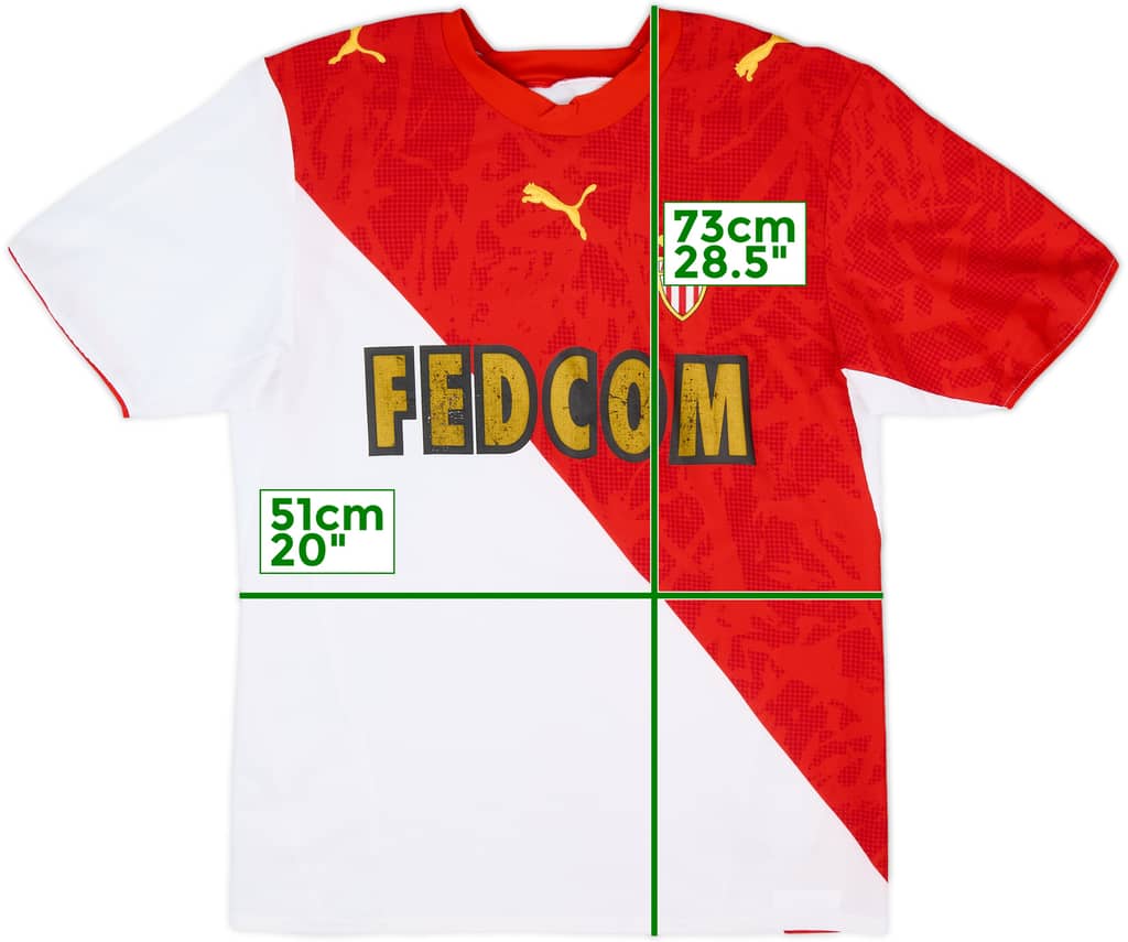 2007-08 Monaco Home Shirt - 7/10 - (M)