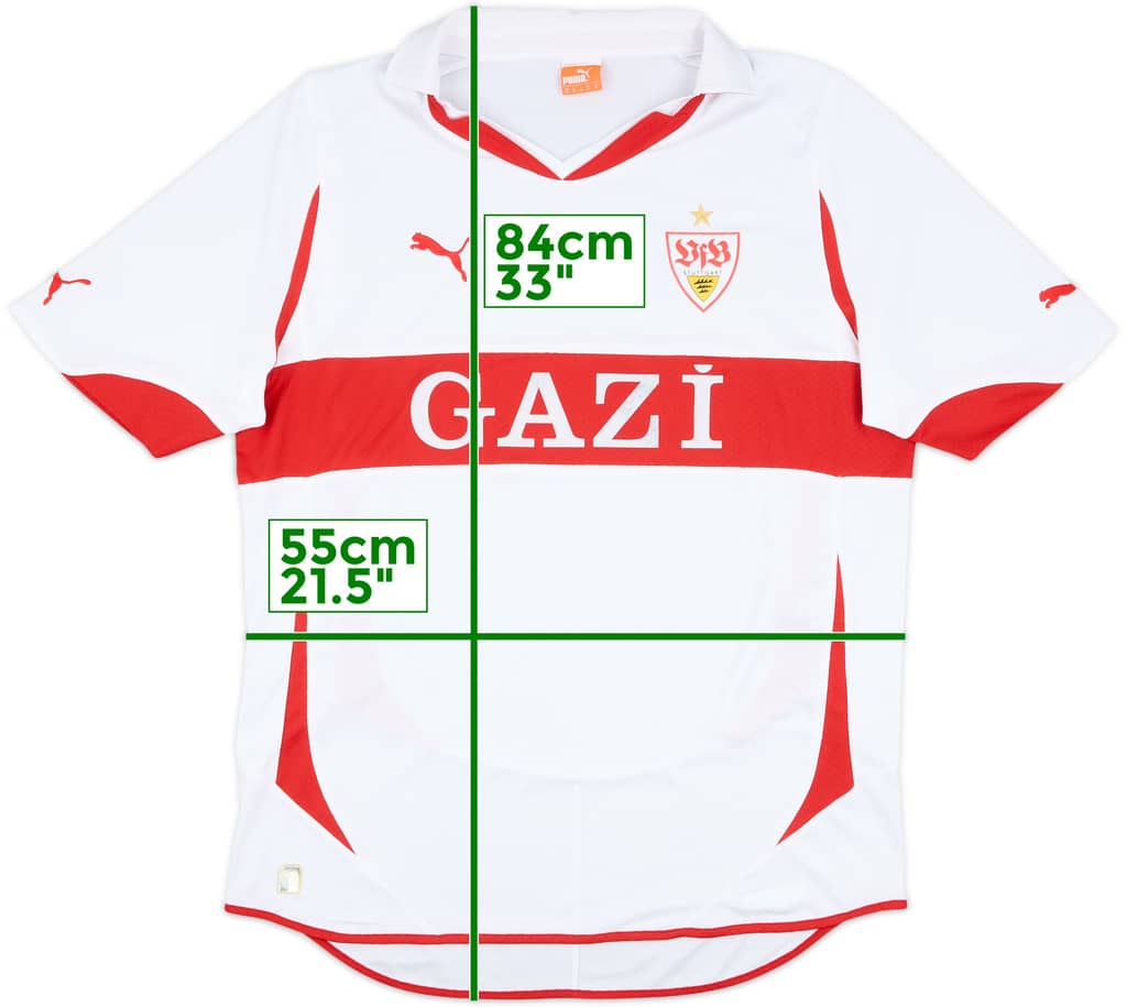 2010-11 Stuttgart Home Shirt - 6/10 - (XL)