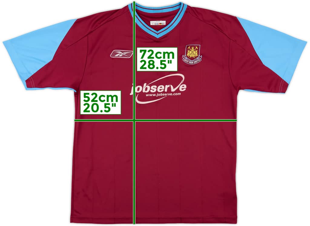 2003-05 West Ham Home Shirt - 8/10 - (L)