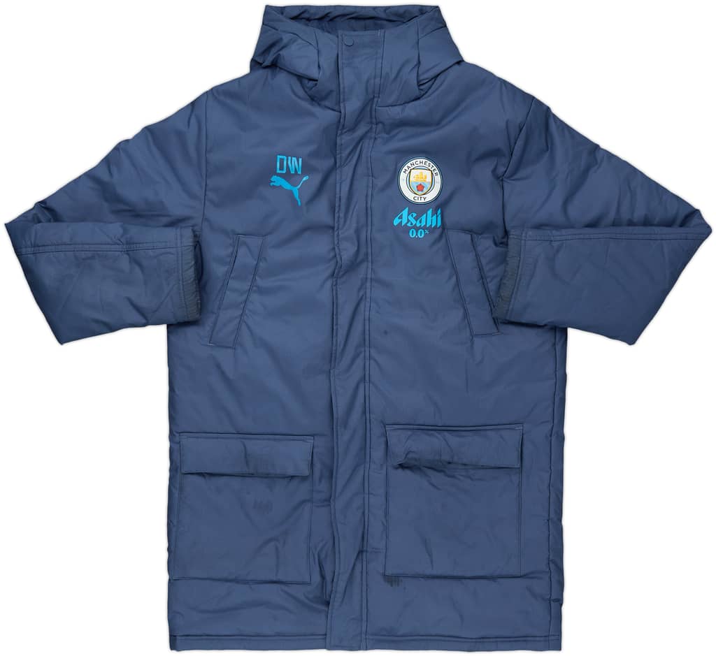 2024-25 Manchester City Staff Issue Puma Padded Bench Coat DW - 7/10 - (M)