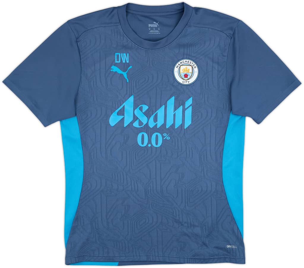 2023-24 Manchester City Puma Staff Issue Training Shirt DW - 9/10 - (M)