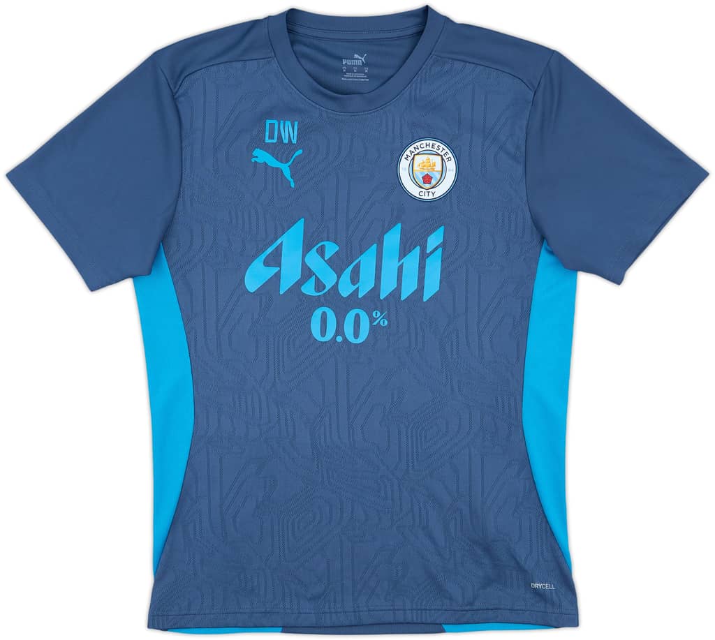 2024-25 Manchester City Staff Issue Training Shirt DW - 10/10 - (M)