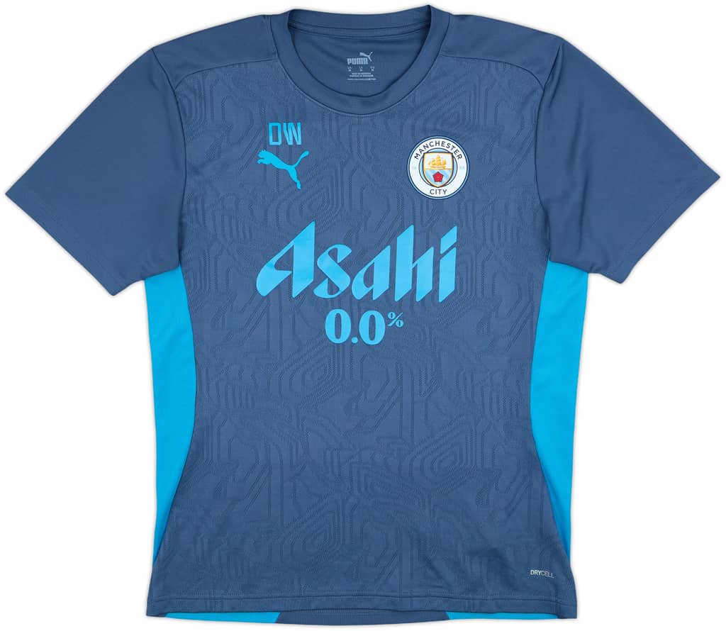 2023-24 Manchester City Puma Staff Issue Training Shirt DW - 9/10 - (M)