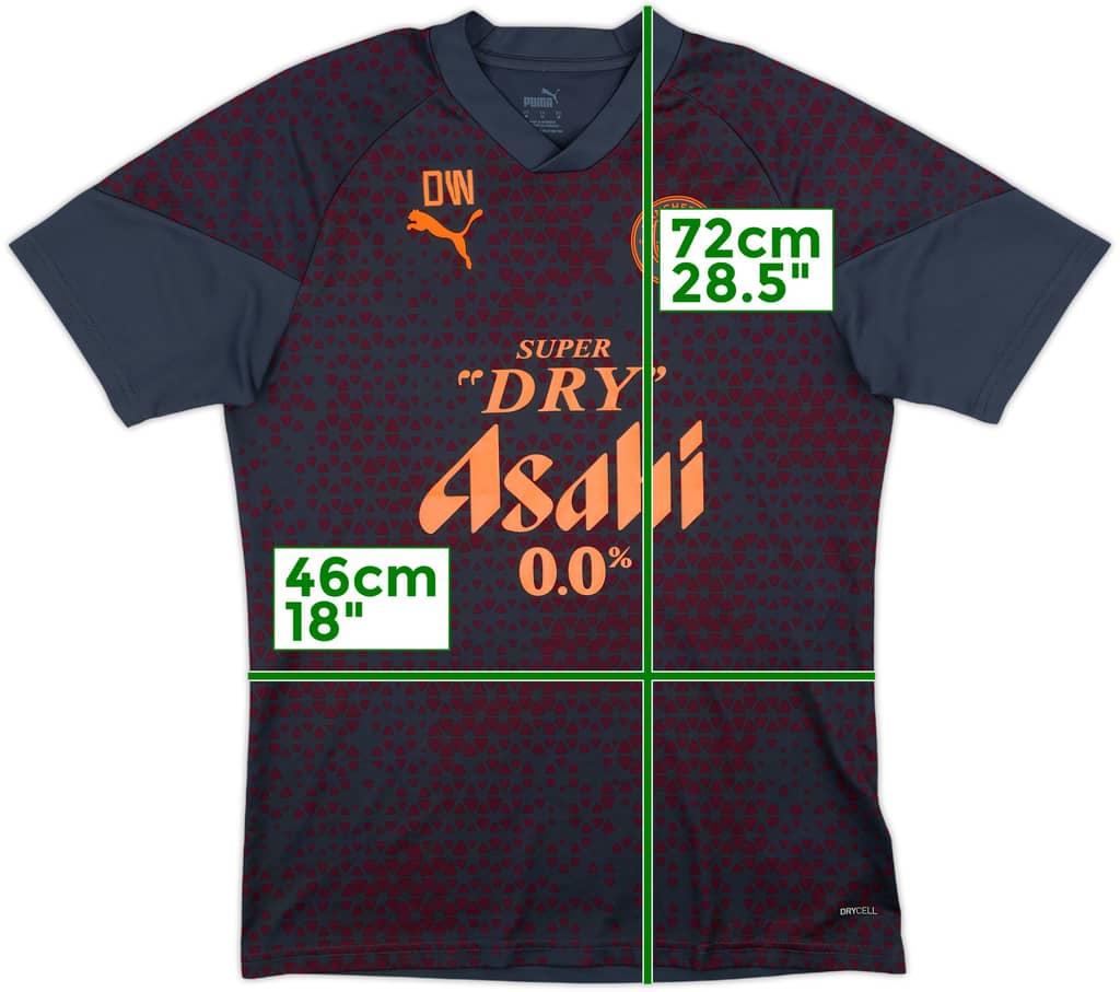 2023-24 Manchester City Staff Issue Puma Training Shirt DW - 8/10 - (M)
