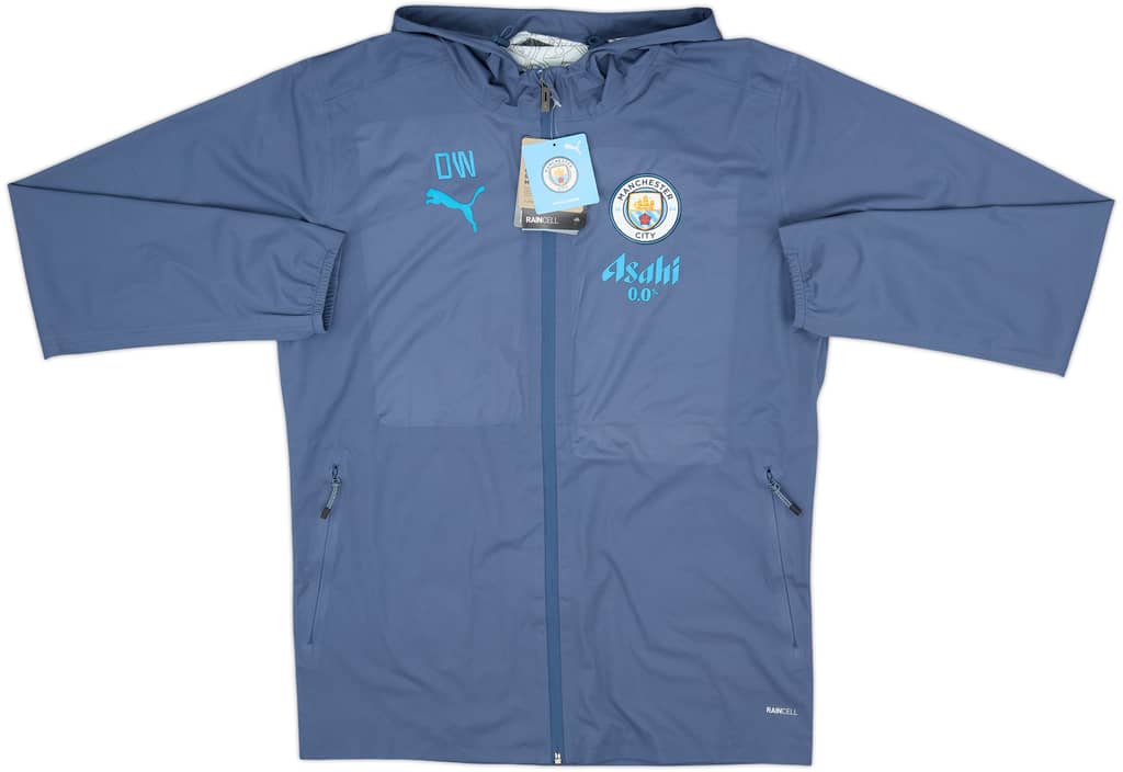 2024-25 Manchester City Staff Issue Puma Hooded Rain Jacket DW (M)