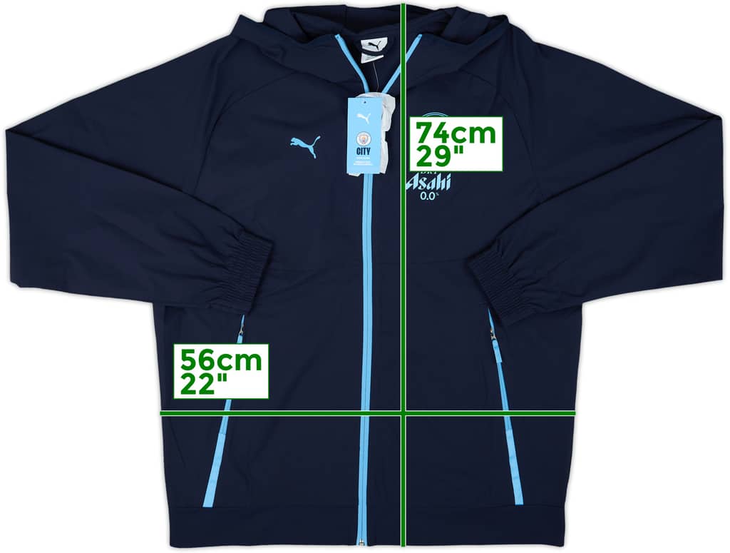 2024-25 Manchester City Puma Hooded Rain Coat (M)