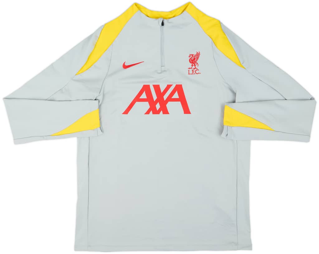 2024-25 Liverpool Nike 1/4 Zip Drill Top - 9/10 - (L)