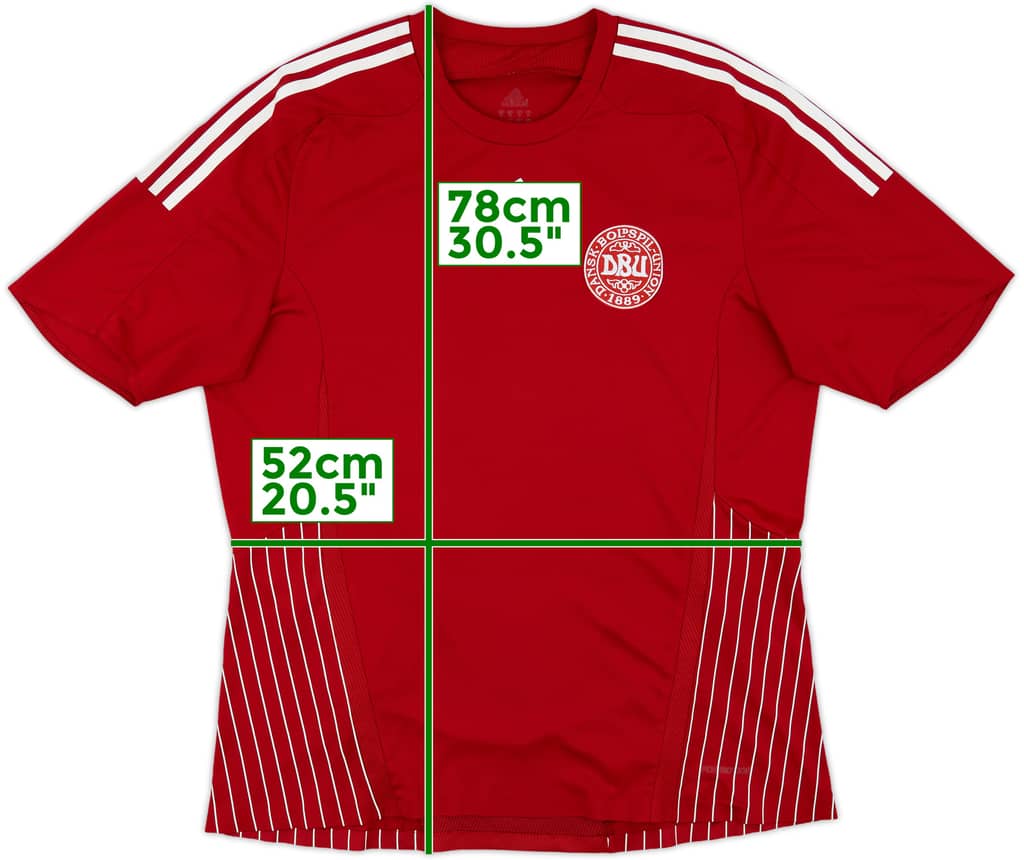 2007-10 Denmark Player Issue Home Shirt - 8/10 - (XL)