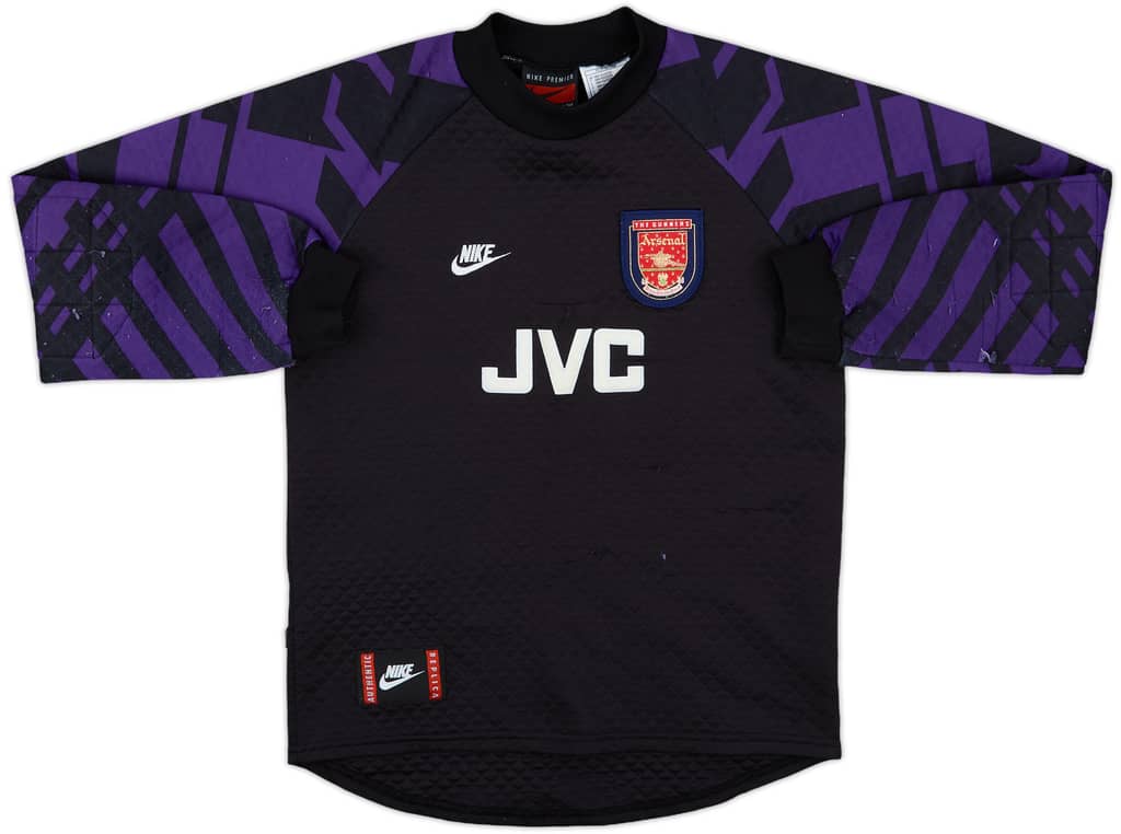1995-97 Arsenal GK Shirt - 8/10 - (L.Boys)