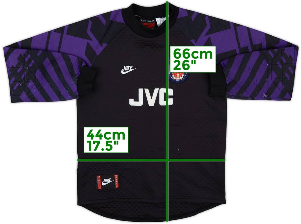 1995-97 Arsenal GK Shirt - 8/10 - (L.Boys)