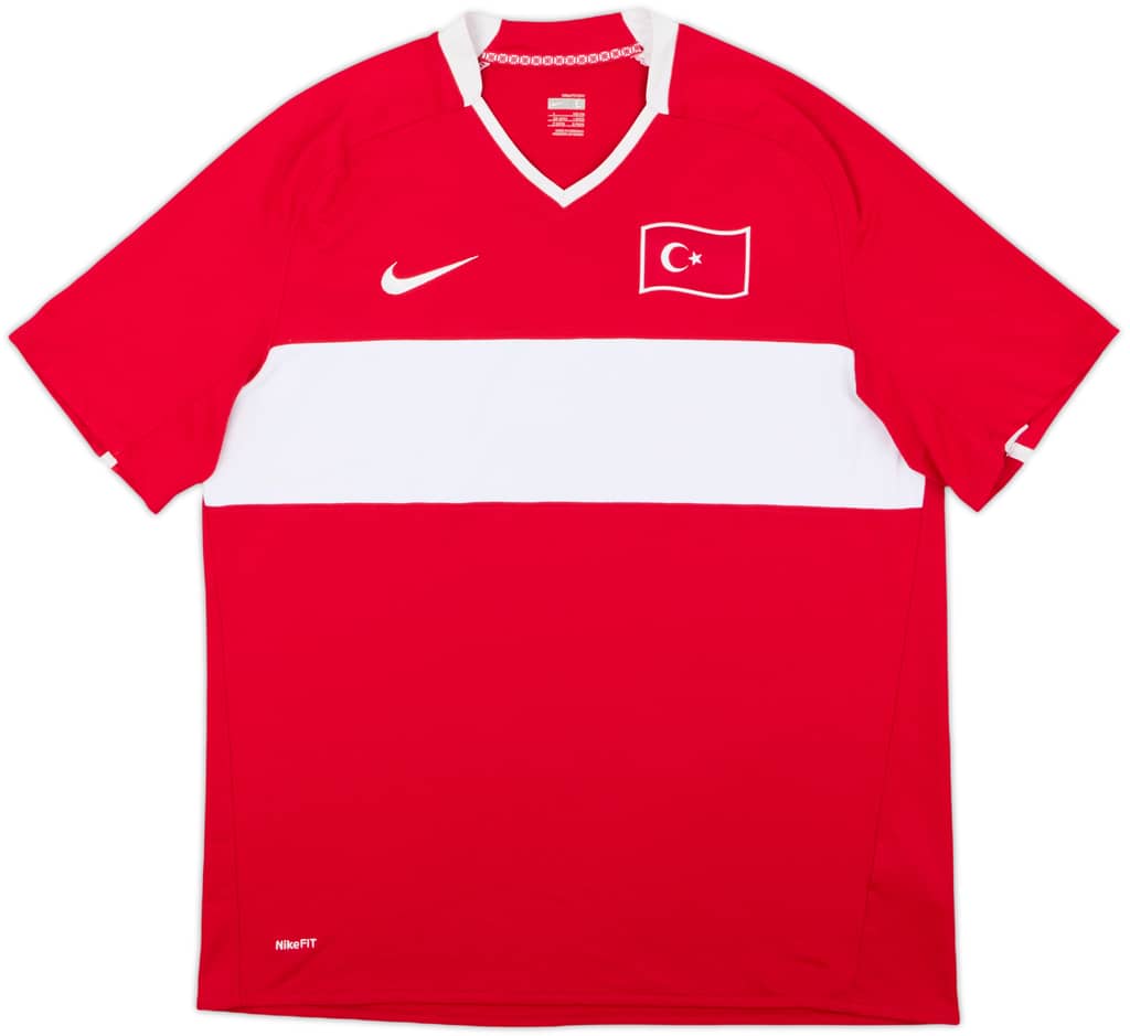 2008-10 Turkey Home Shirt - 8/10 - (L)