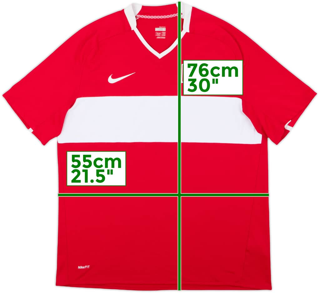 2008-10 Turkey Home Shirt - 8/10 - (L)