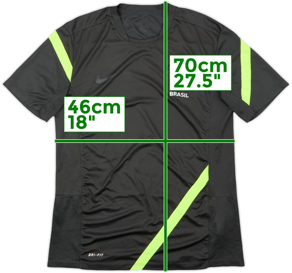2012-13 Brazil Nike Training Shirt - 4/10 - (M)