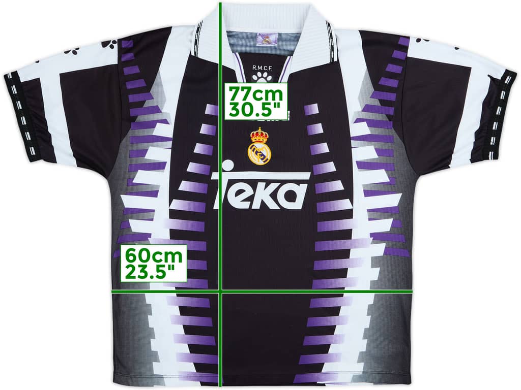 1997-98 Real Madrid Third Shirt - 9/10 - (XL)