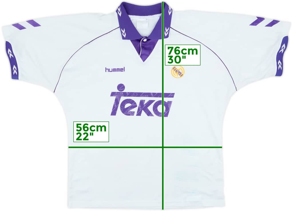 1993-94 Real Madrid Home Shirt - 6/10 - (XL)