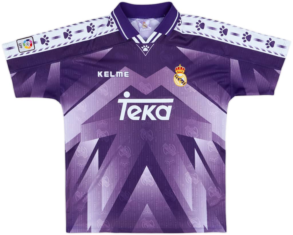 1996-97 Real Madrid Away Shirt - 8/10 - (L)