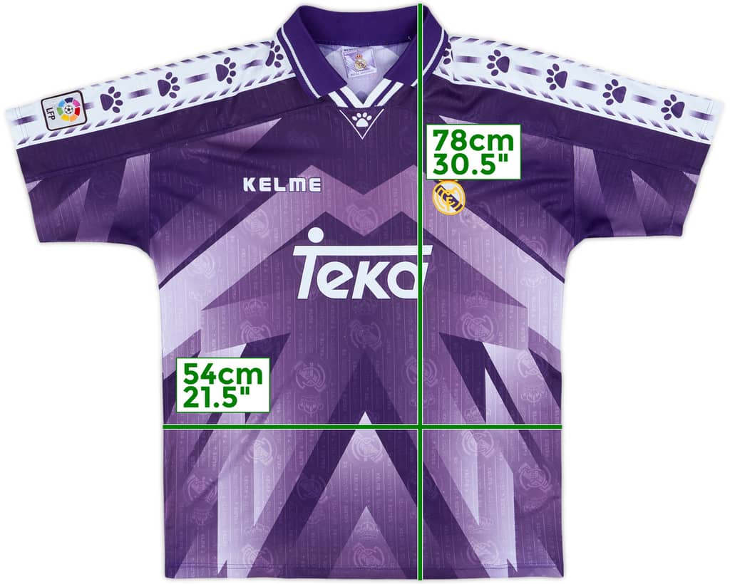 1996-97 Real Madrid Away Shirt - 8/10 - (L)