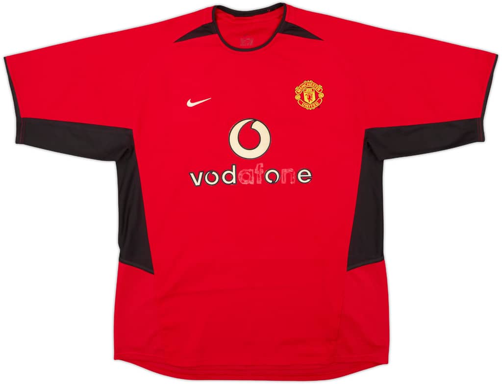 2002-04 Manchester United Home Shirt - 4/10 - (L)