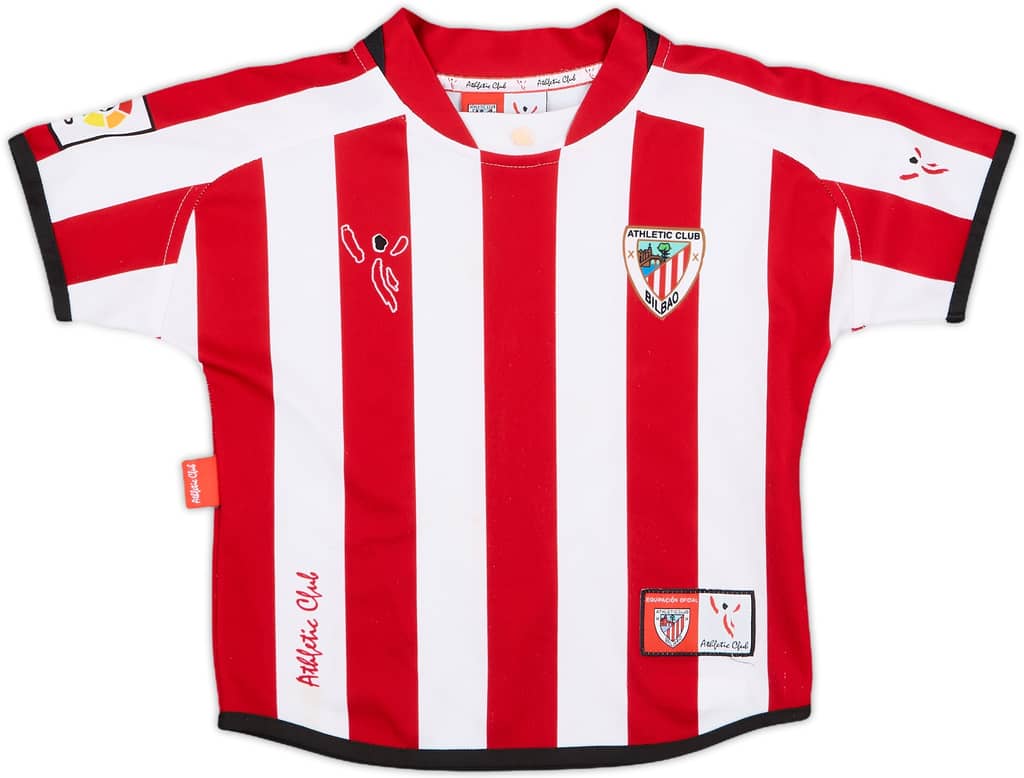 2004-05 Athletic Bilbao Home Shirt - 5/10 - (3-4 Years)