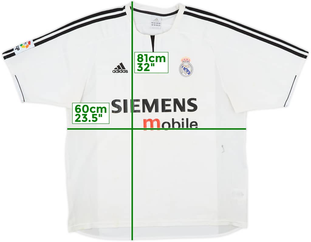 2003-04 Real Madrid Home Shirt - 5/10 - (XL)