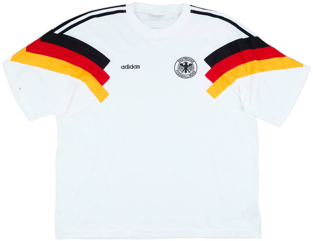 1992-94 Germany adidas Cotton Tee - 8/10 - (XL)