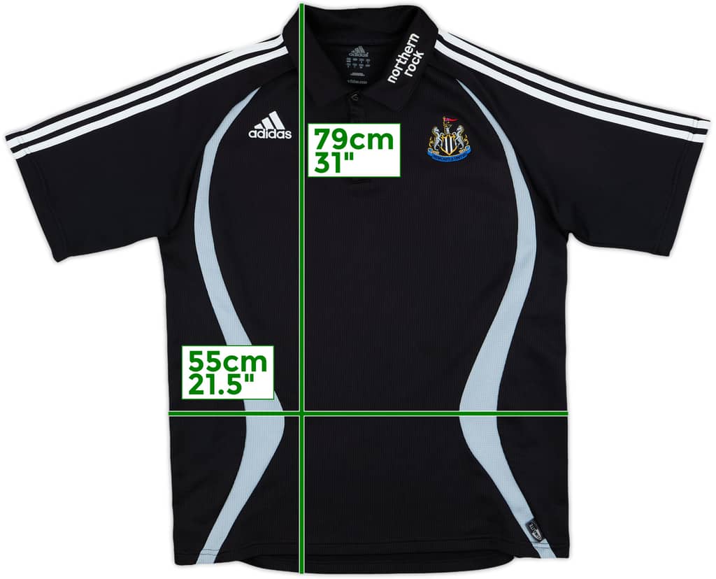 2006-07 Newcastle adidas Polo Shirt - 8/10 - (L)