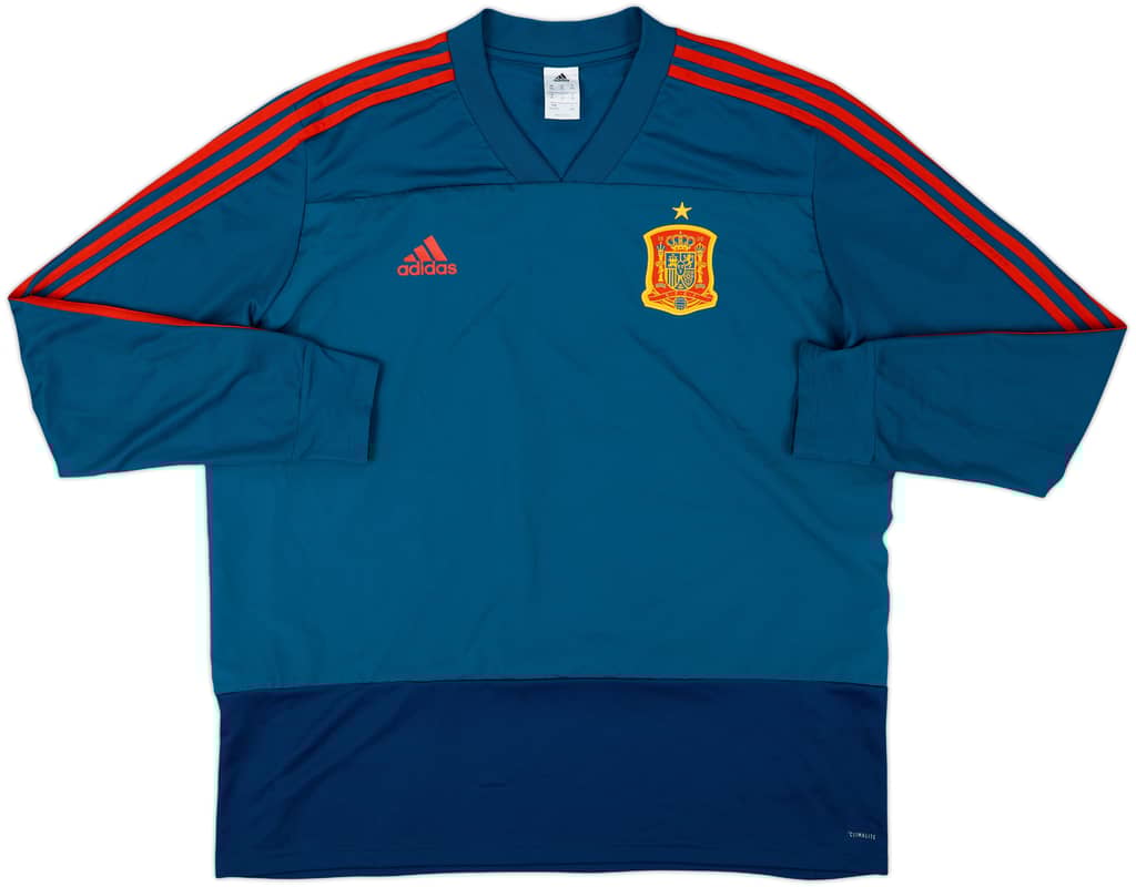 2017-18 Spain adidas Drill Top - 8/10 - (XXL)