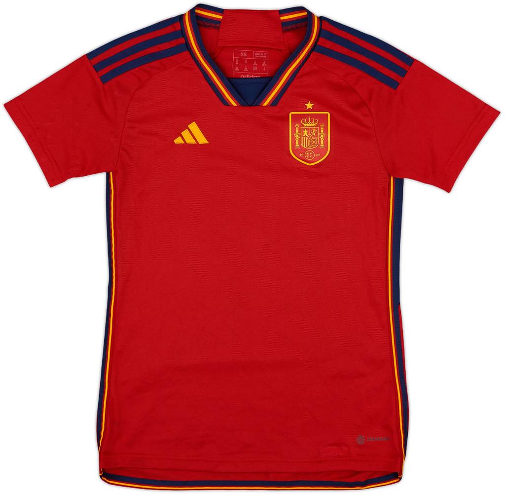2022-23 Spain Home Shirt - 9/10 - (Women's XS)