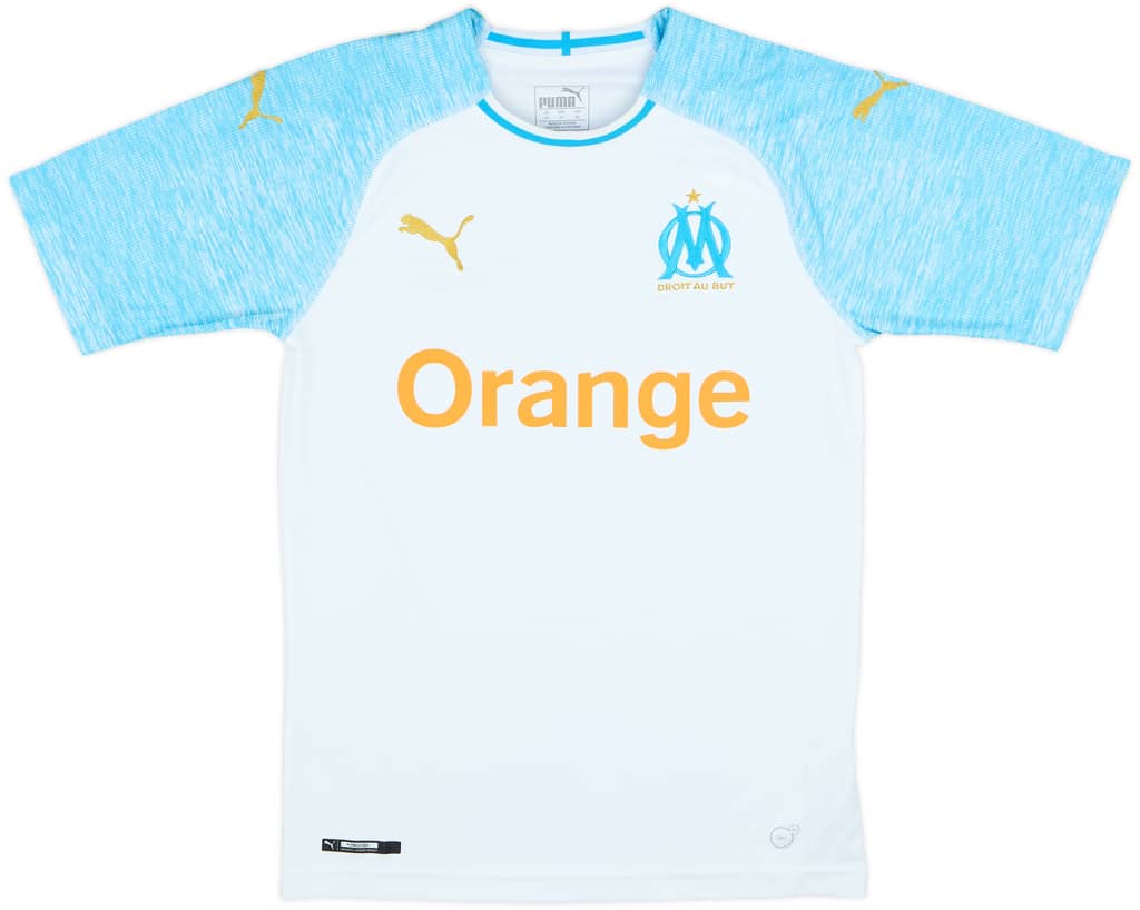 2018-19 Olympique Marseille Home Shirt - 8/10 - (XS)