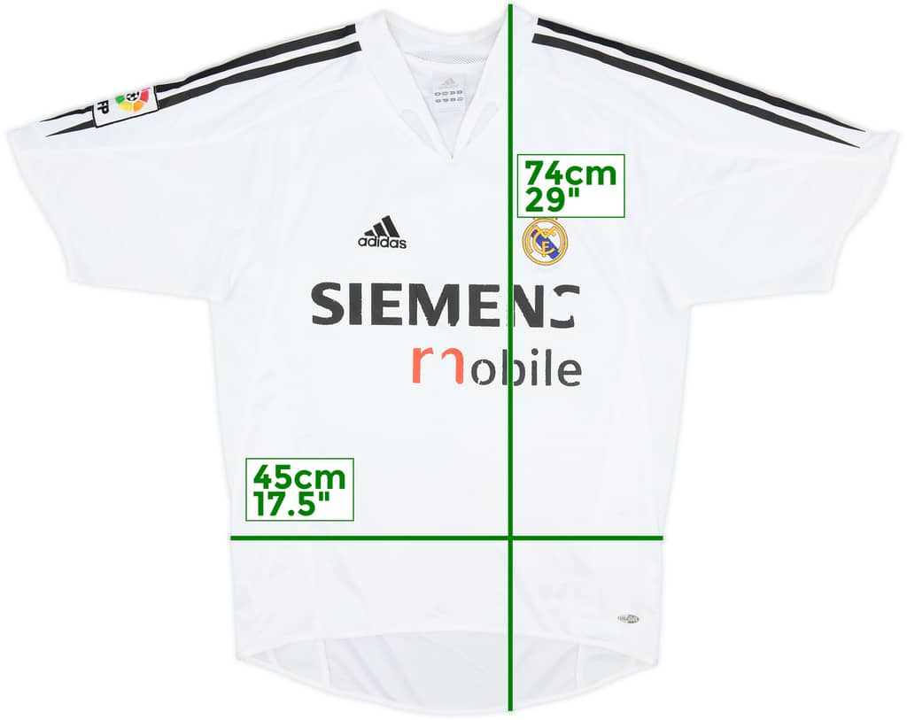 2004-05 Real Madrid Home Shirt - 5/10 - (S)