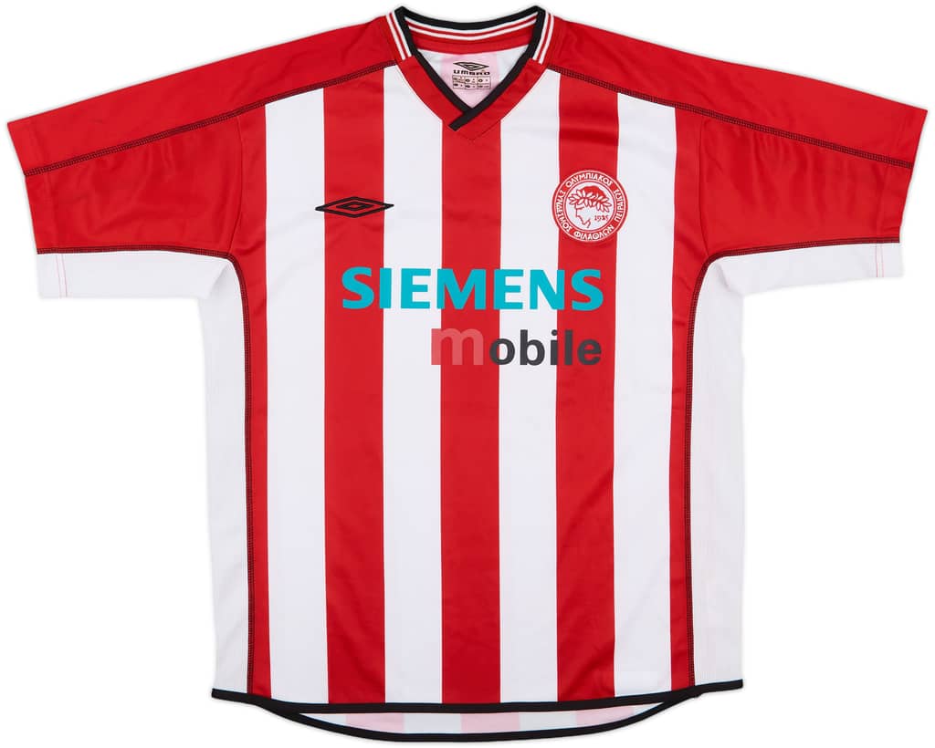 2002-03 Olympiakos Home Shirt - 9/10 - (S)