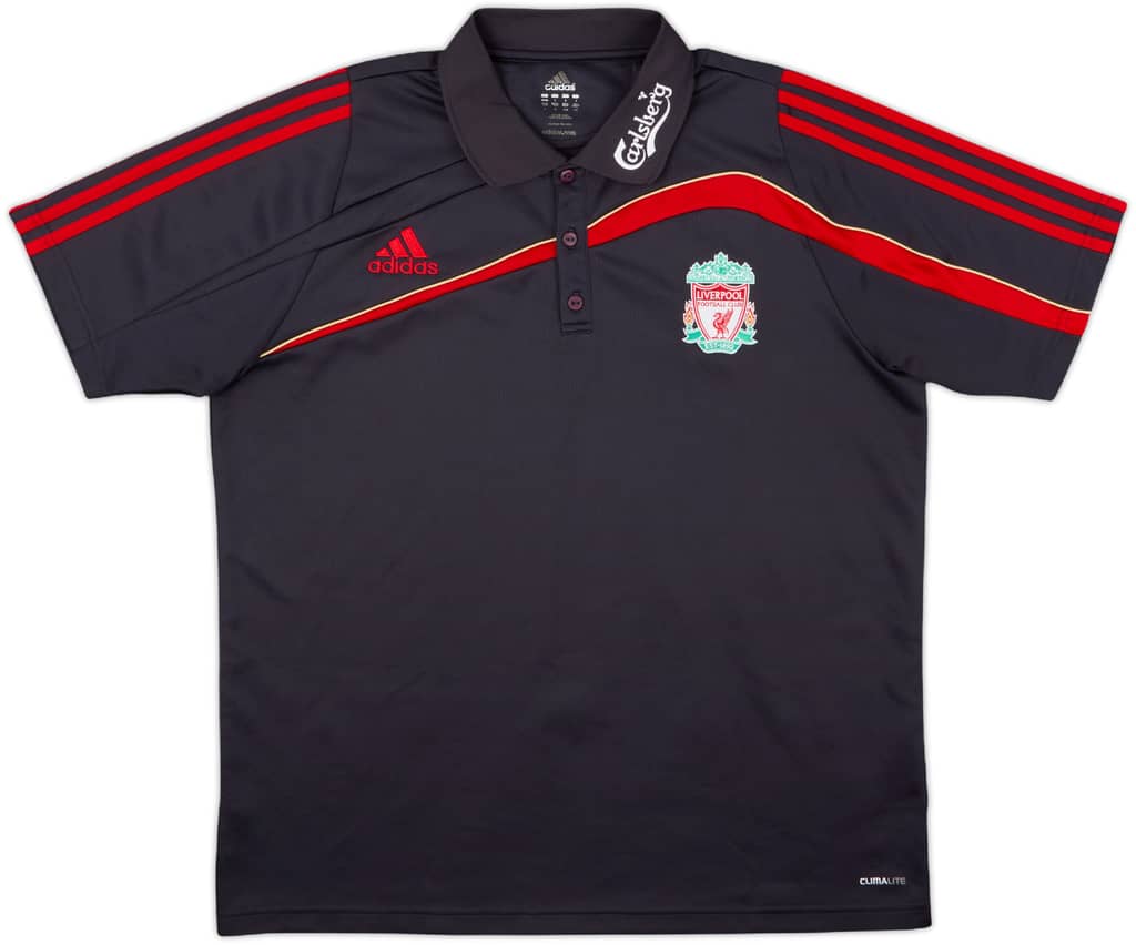 2009-10 Liverpool adidas Polo Shirt - 8/10 - (L/XL)