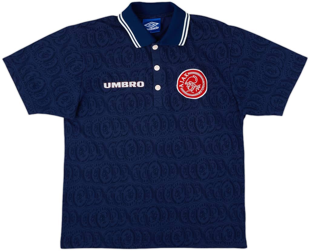 1997-98 Ajax Umbro Polo Shirt - 9/10 - (S)