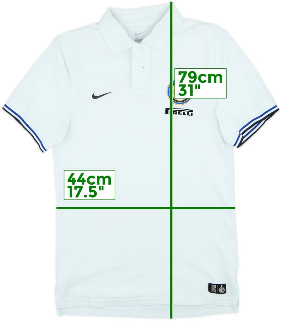 2011-12 Inter Milan Nike Polo Shirt - 5/10 - (S)