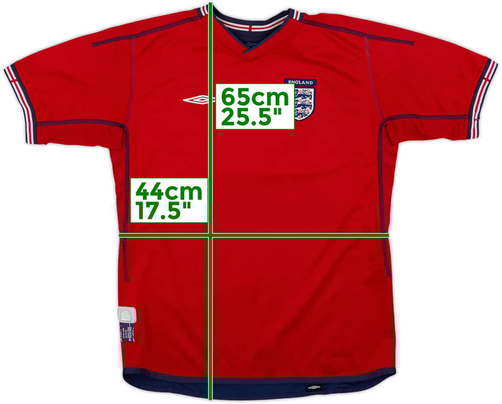 2002-04 England Away Shirt - 8/10 - (L.Boys)
