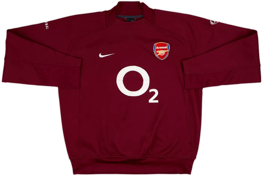 2005-06 Arsenal Nike Sweat Top - 8/10 - (L)